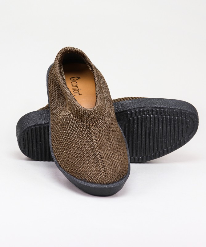 Ginova Comfort Shoes with Elastic Knitted Fabric