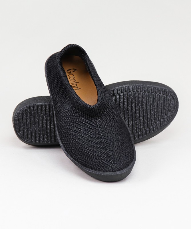 Ginova Comfort Shoes with Elastic Knitted Fabric