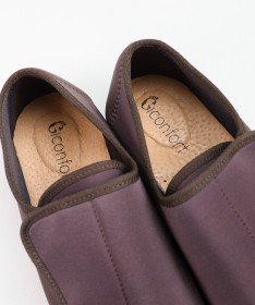 Zapatos cómodos para mujer con velcro con apertura total