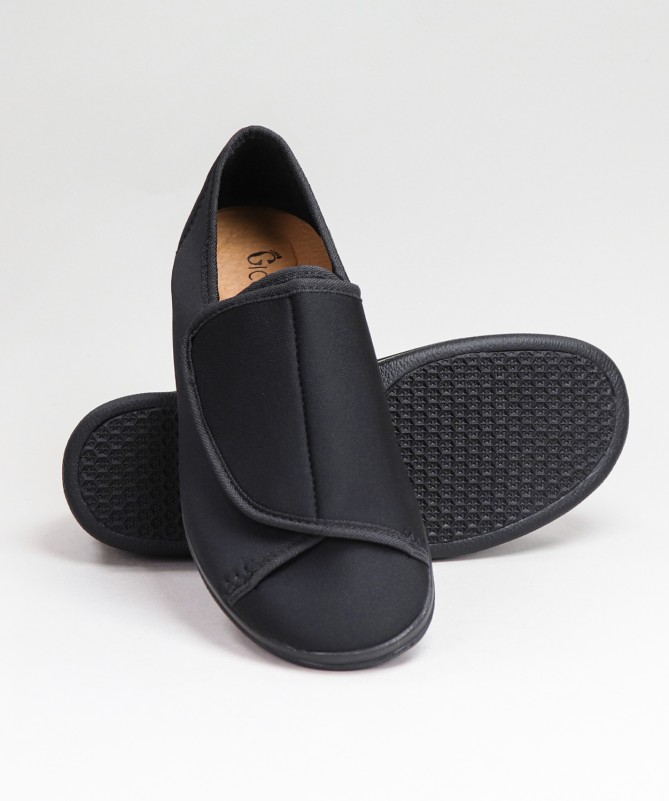 Comfort Shoes for Ladies with Wide Opening Velcro