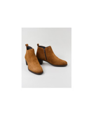 Botas Camel de Salto Médio Ginova