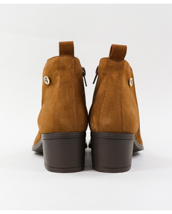 Camel Ankle Boots Medium Ginova