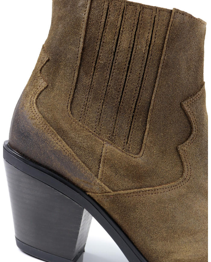 Middle Heel Texanas Ginova