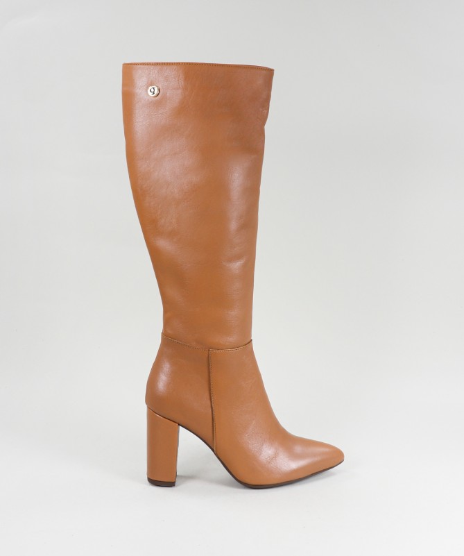 Botas Camel de Cano Alto Ginova Elegantes