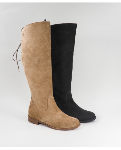 Botas Rasas con Cano Alto Ginova