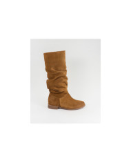 Botas Camel de Cano Alto Ginova Confortáveis