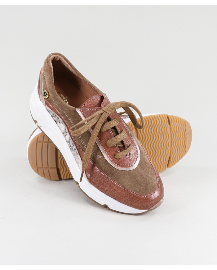 Taupe Trainers of Lady Ginova of Two Tons