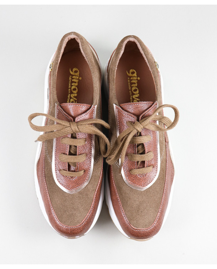 Taupe Trainers of Lady Ginova of Two Tons