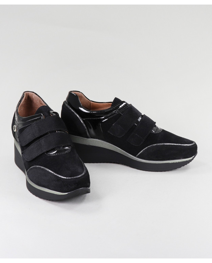 Lady Ginova shoes in Cunha with Velcro