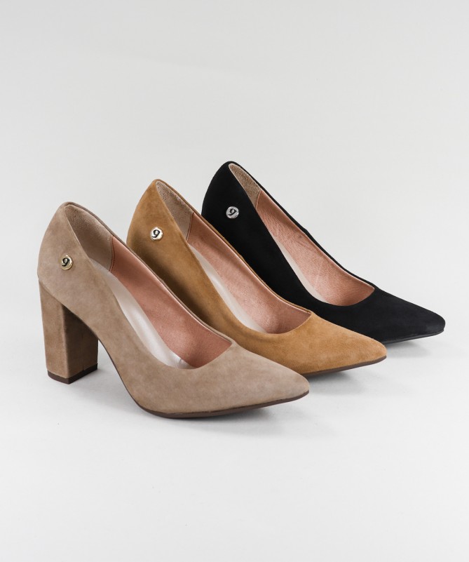 Ginova Women Shoes With Square Heel