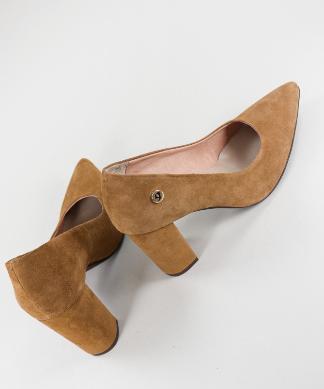 Ginova Women Shoes With Square Heel