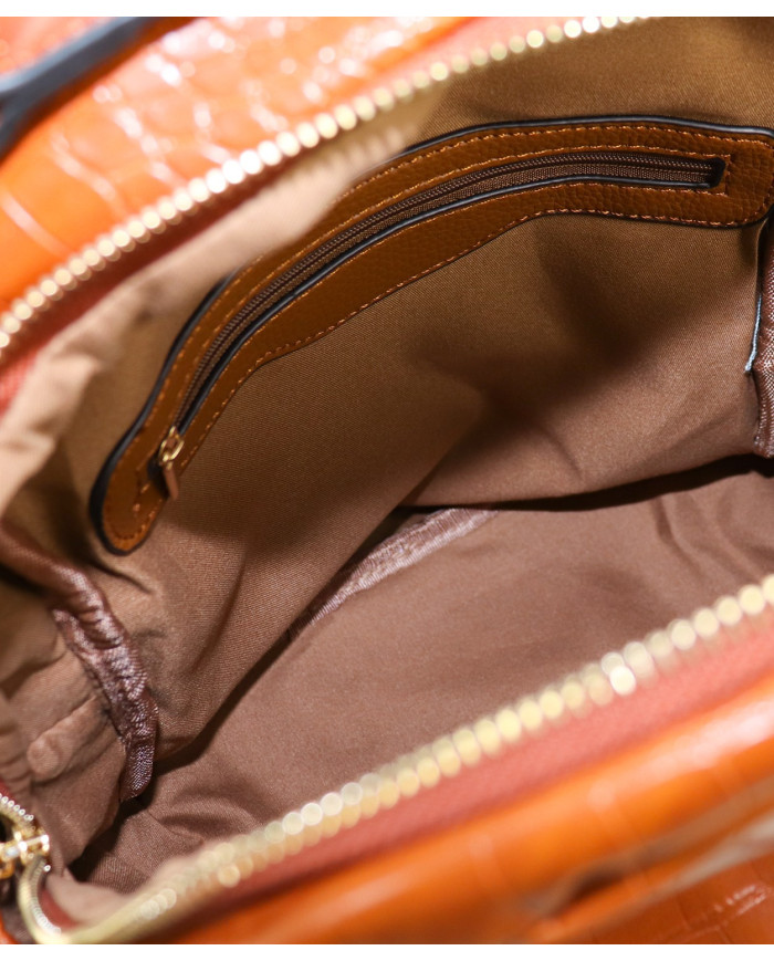Damas Camel Mochila con Textura