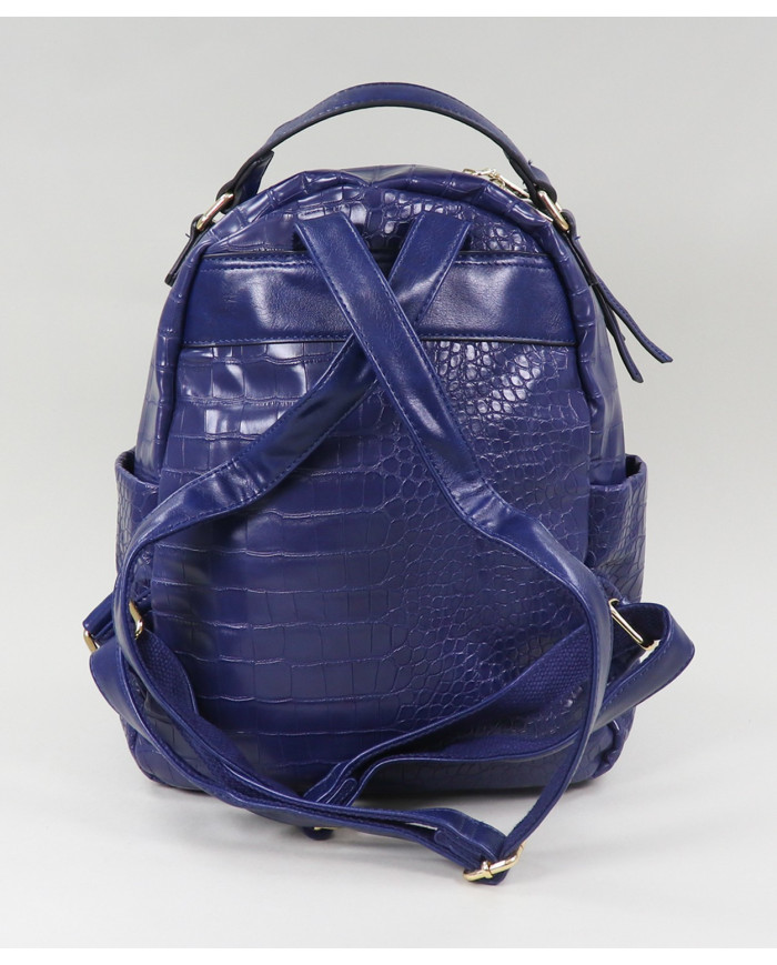 Lady Blue mochila con textura