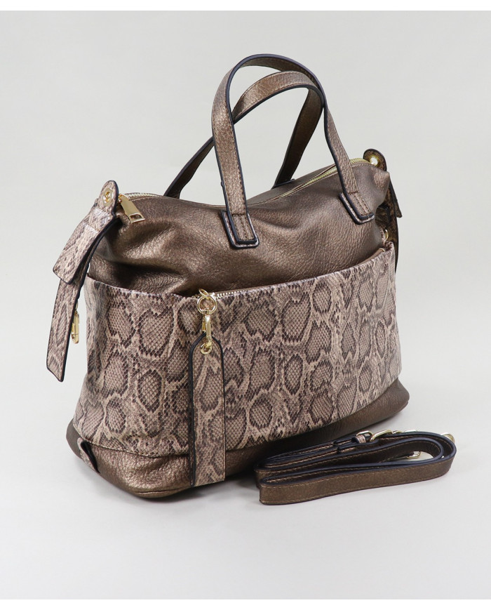 Ladies Bronze Case with Pattern