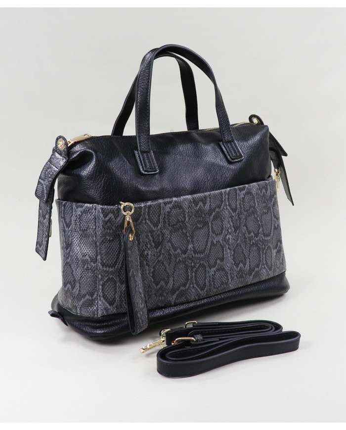 Ladies Black Case with Pattern