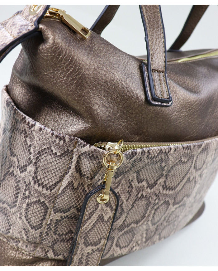 Ladies Bronze Case with Pattern