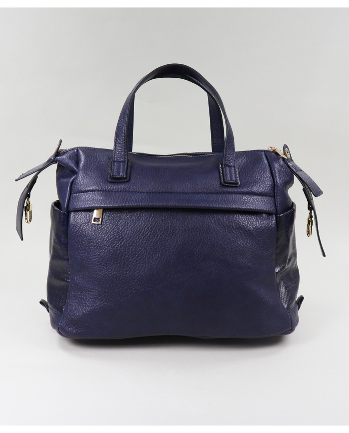 Blue Lady Bag with Pattern