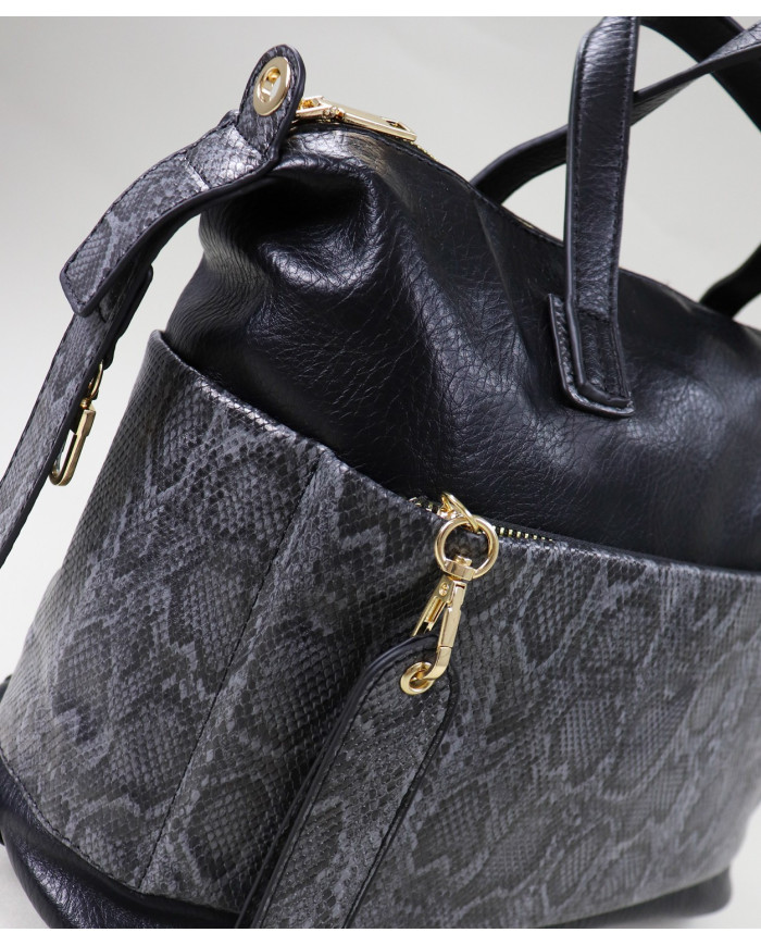 Ladies Black Case with Pattern