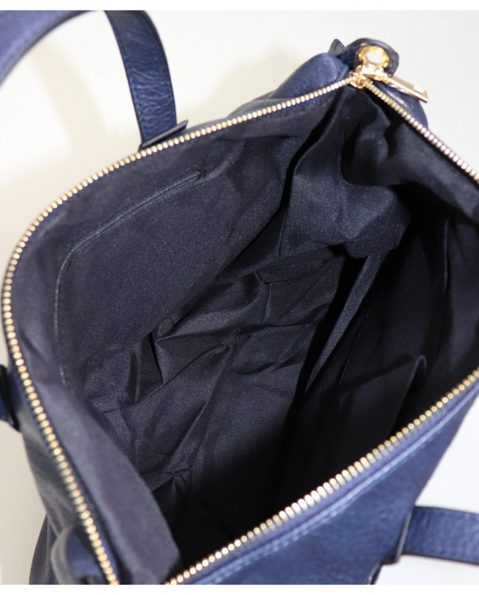 Blue Lady Bag with Pattern