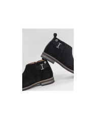 Botas Pretas de Senhora Ginova com Fivela de Lado