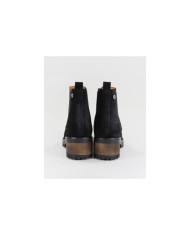 Botas Pretas de Senhora Ginova com Elástico nas Laterais