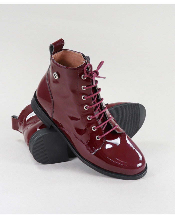 Boots Rasas Bordo de Senhora Ginova Envernised