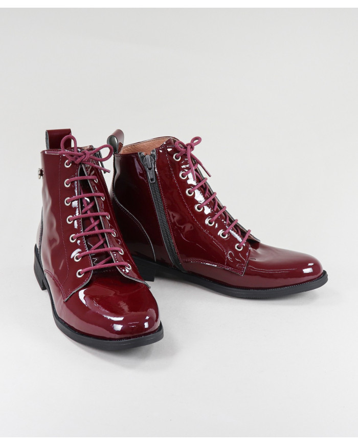 Boots Rasas Bordo de Senhora Ginova Envernised
