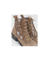 Botas Rasas de Senhora Ginova com Atacadores