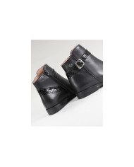 Botas Pretas de Senhora Ginova com Fivela