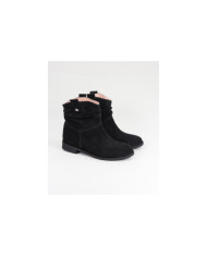 Botas Pretas de Senhora Ginova com Puxadores