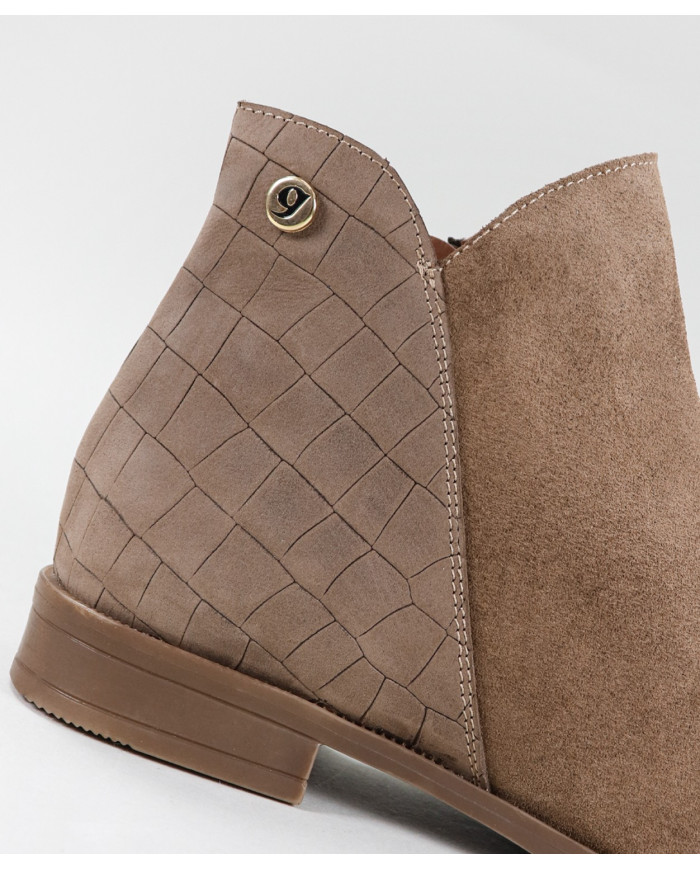 Taupe Boots by Mrs. Ginova