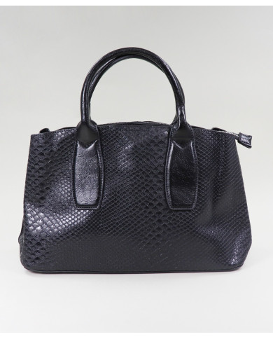 Black Lady Suitcase with Strap Tiracolo