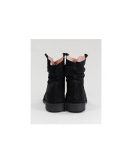 Botas Pretas de Senhora Ginova com Puxadores