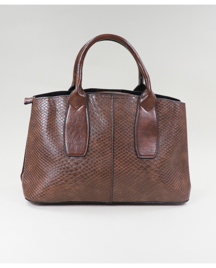 Caso de Brown Lady con Strap Tiracolo