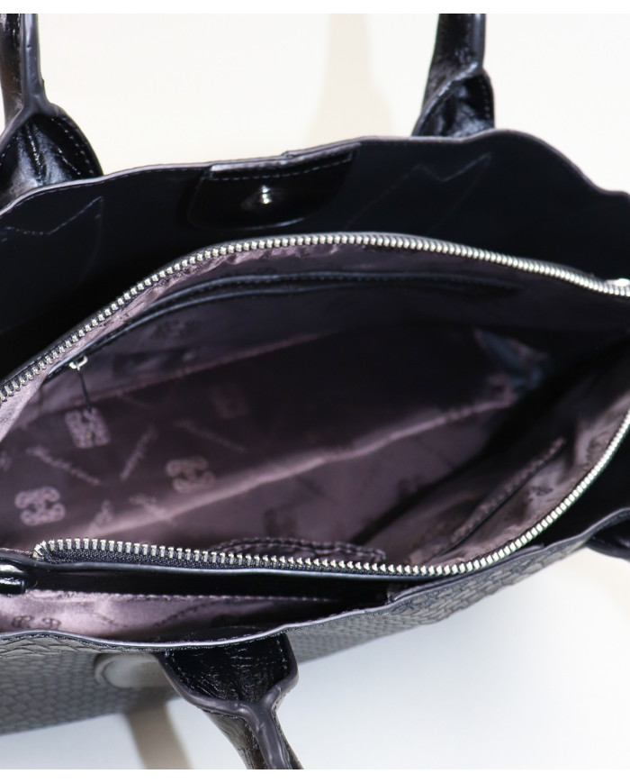 Black Lady Suitcase with Strap Tiracolo