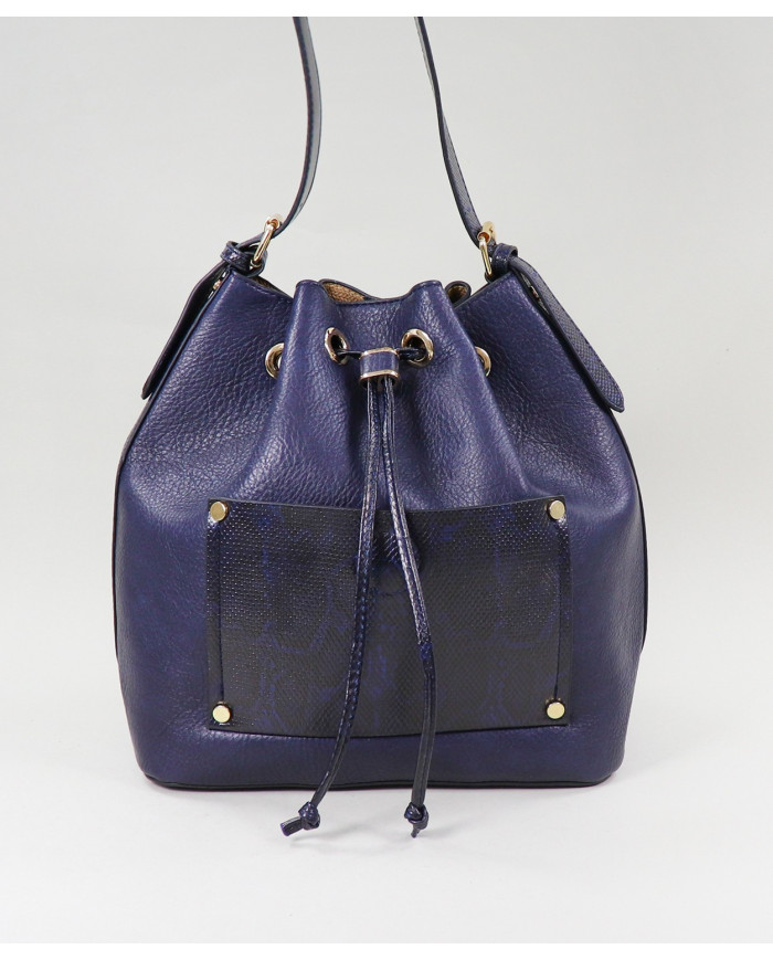 Señoras bolsa de bolsillo color azul