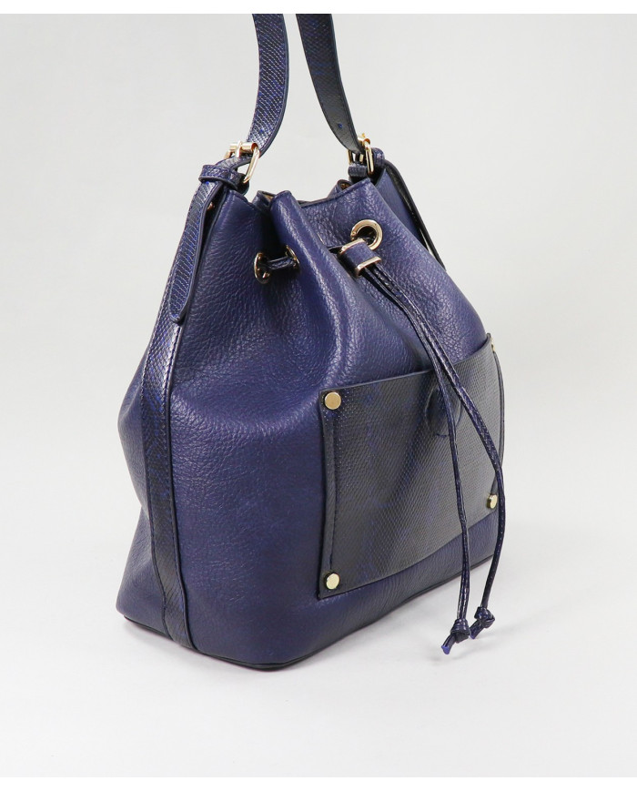 Mala Bucket de Senhora Cor Azul