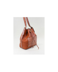 Señoras Bolsillo bolsa de color Camel