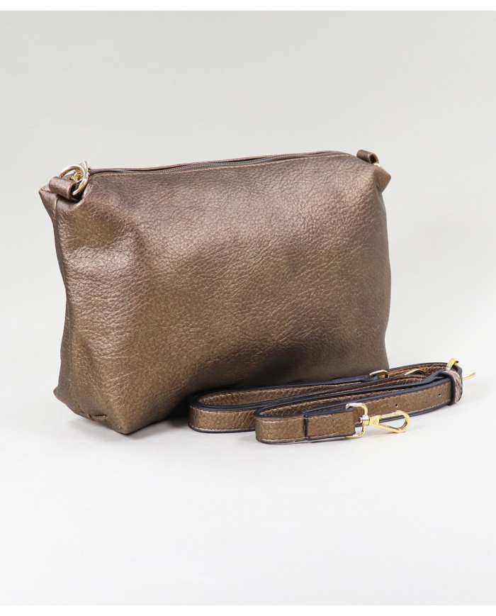 Ladies Bucket Bag Bronze