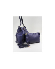 Ladies Bucket Bag Color Blue