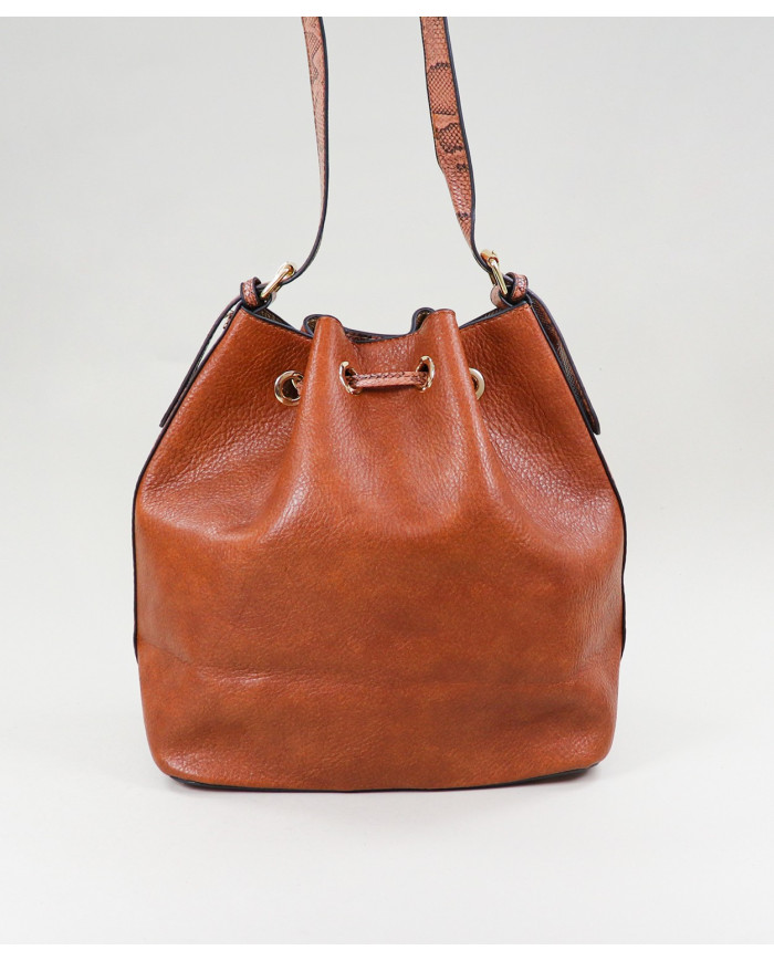 Ladies Bucket Bag Color Camel