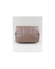 Chicas Taupe Bolsa con costuras