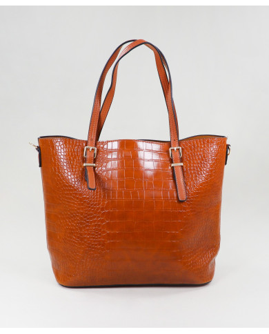 Mala Shopper Camel para Senhora