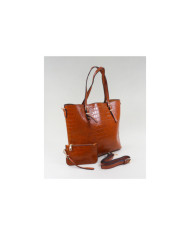 Mala Shopper Camel para Senhora