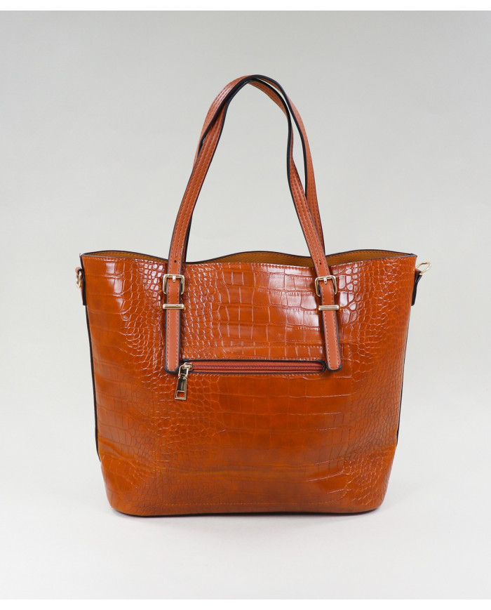 Mala Shopper Camel para Senhora