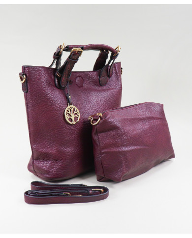 Mala Bordô de Senhora com Bolsa Interior