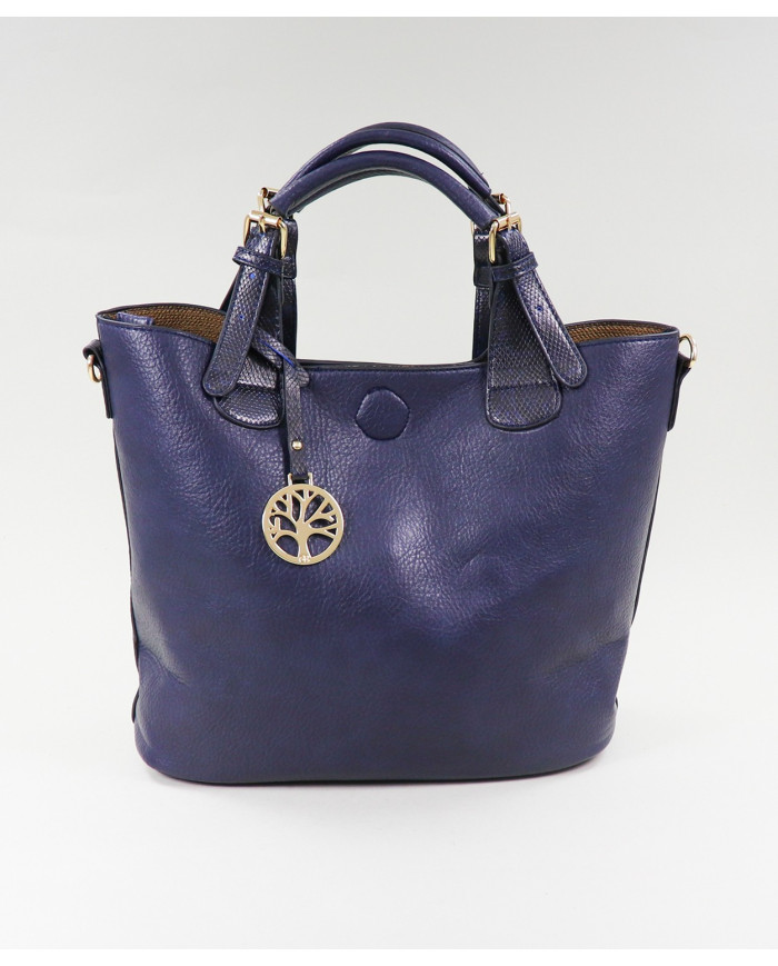 Lady's Blue Bag with Inner Bag