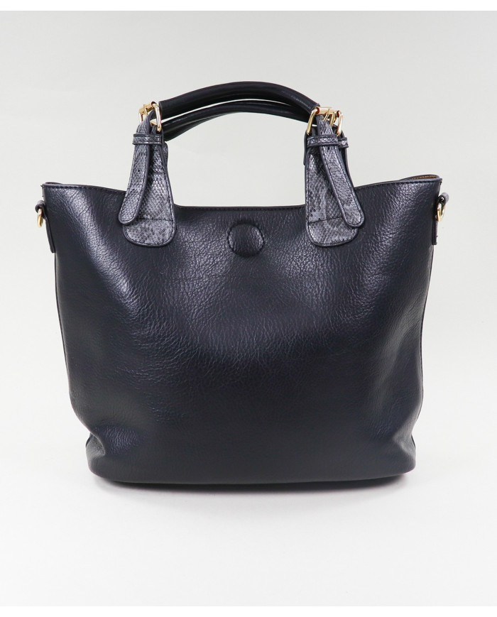 Ladies' Black Bag with Interior Bag