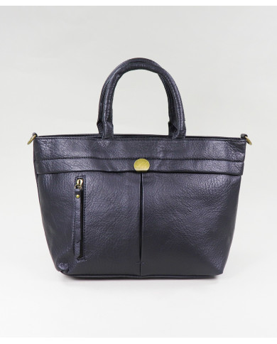 Bolsa de mano negra para mujeres