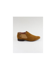 Botins Camel de Senhora Ginova de Ponta Bicuda